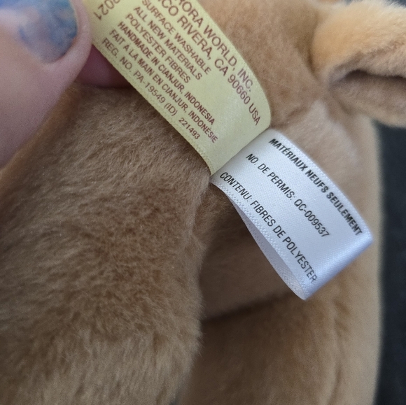 Aurora Miyoni ELK Big Realistic Plush Stuffed Buddy Brown & Tan - Picture 9 of 12